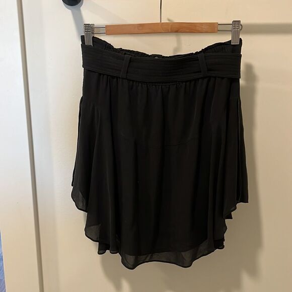 A.L.C. Belted Silk Skirt - Picture 4 of 7